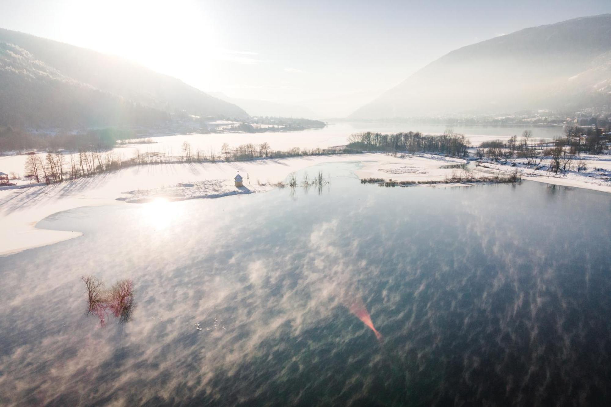 Blaues Haus Ferienwohnung Bodensdorf Ossiacher See Gerlitzen Alpe Экстерьер фото